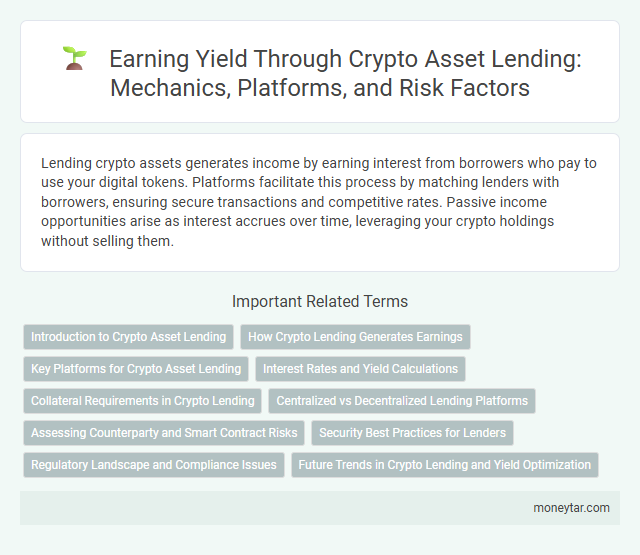 Earning Yield Through Crypto Asset Lending: Mechanics, Platforms, and Risk Factors