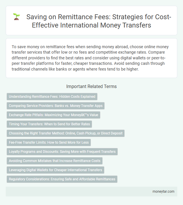 Saving on Remittance Fees: Strategies for Cost-Effective International Money Transfers