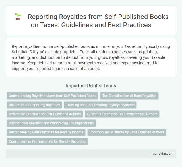 Reporting Royalties from Self-Published Books on Taxes: Guidelines and Best Practices