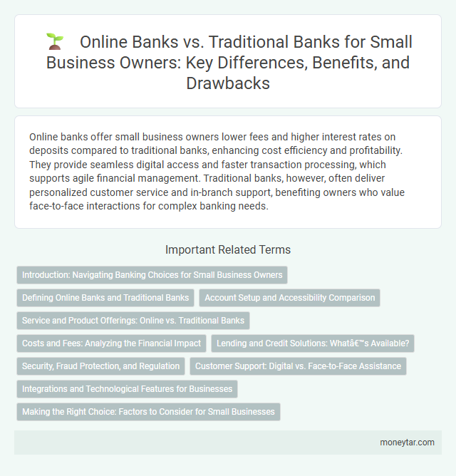 Online Banks vs. Traditional Banks for Small Business Owners: Key Differences, Benefits, and Drawbacks