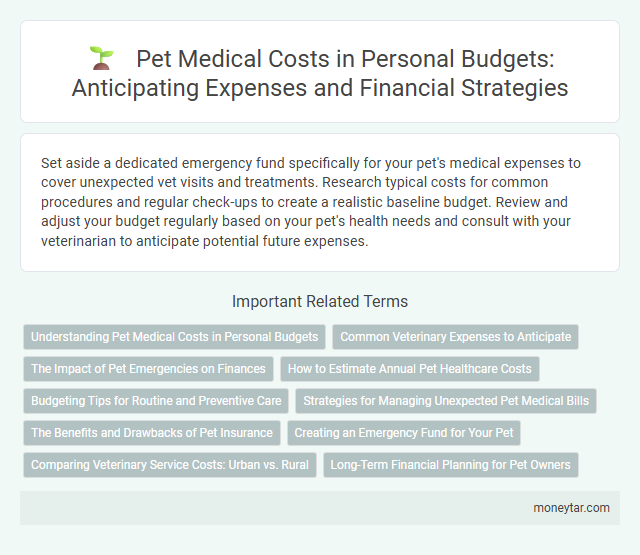 Pet Medical Costs in Personal Budgets: Anticipating Expenses and Financial Strategies