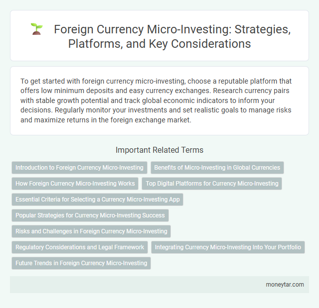 Foreign Currency Micro-Investing: Strategies, Platforms, and Key Considerations