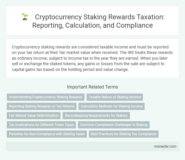Cryptocurrency Staking Rewards Taxation: Reporting, Calculation, and Compliance