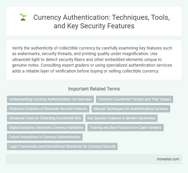 Currency Authentication: Techniques, Tools, and Key Security Features