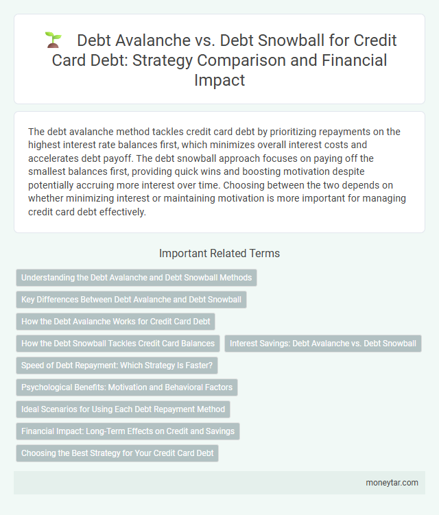 Debt Avalanche vs. Debt Snowball for Credit Card Debt: Strategy Comparison and Financial Impact