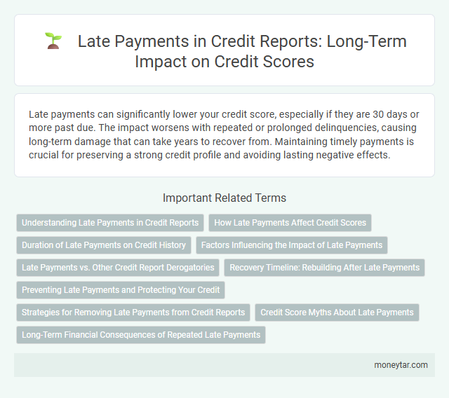 Late Payments in Credit Reports: Long-Term Impact on Credit Scores