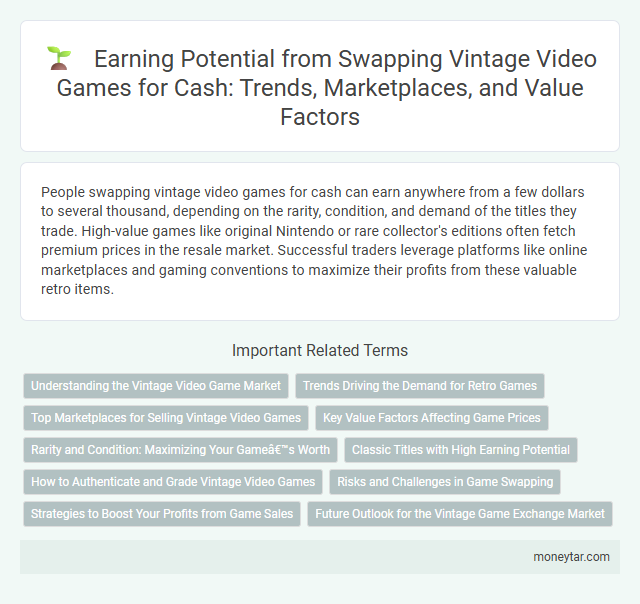Earning Potential from Swapping Vintage Video Games for Cash: Trends, Marketplaces, and Value Factors