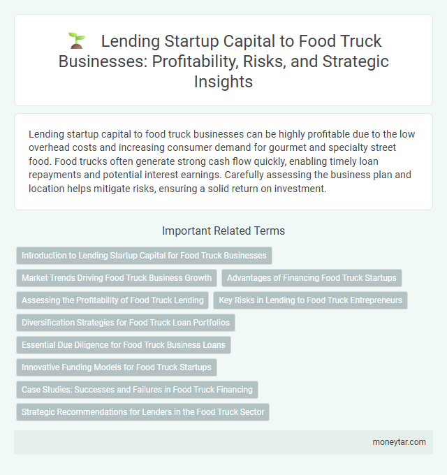 Lending Startup Capital to Food Truck Businesses: Profitability, Risks, and Strategic Insights