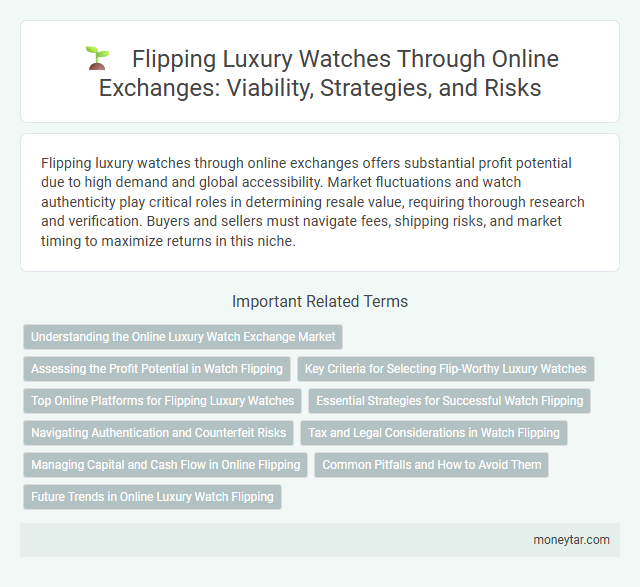 Flipping Luxury Watches Through Online Exchanges: Viability, Strategies, and Risks