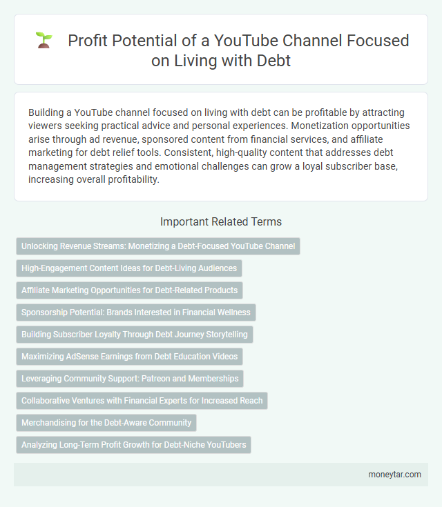 Profit Potential of a YouTube Channel Focused on Living with Debt