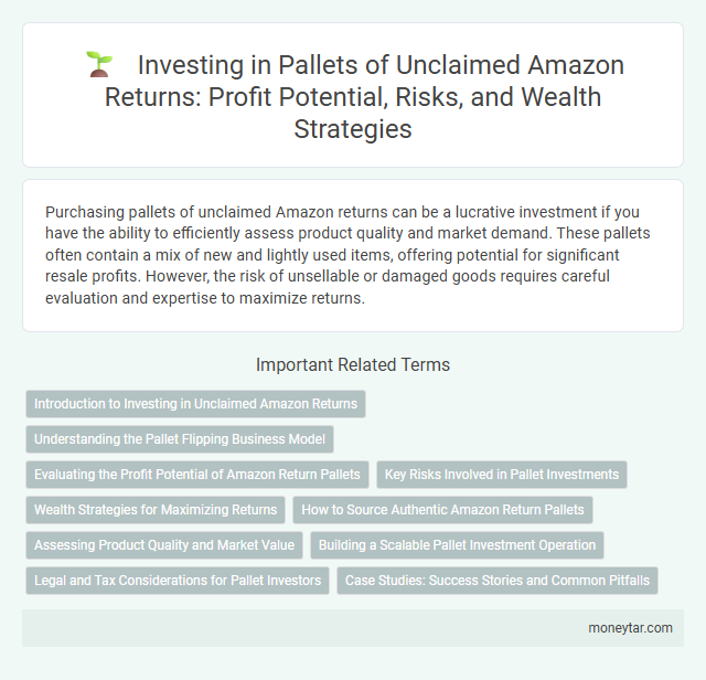 Investing in Pallets of Unclaimed Amazon Returns: Profit Potential, Risks, and Wealth Strategies