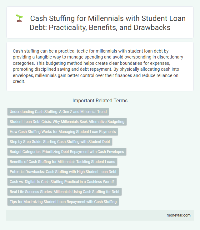 Cash Stuffing for Millennials with Student Loan Debt: Practicality, Benefits, and Drawbacks