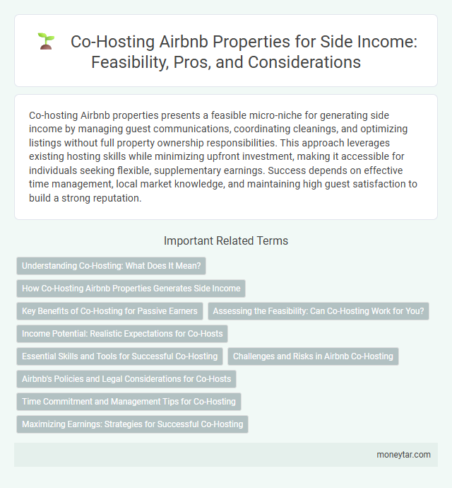 Co-Hosting Airbnb Properties for Side Income: Feasibility, Pros, and Considerations