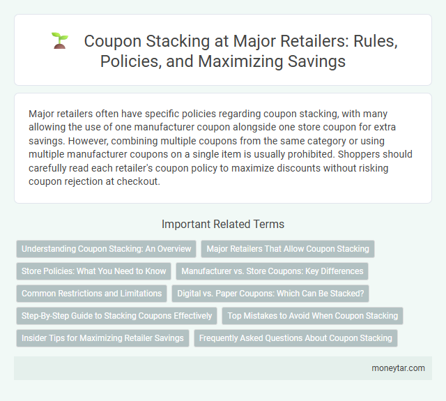 Coupon Stacking at Major Retailers: Rules, Policies, and Maximizing Savings