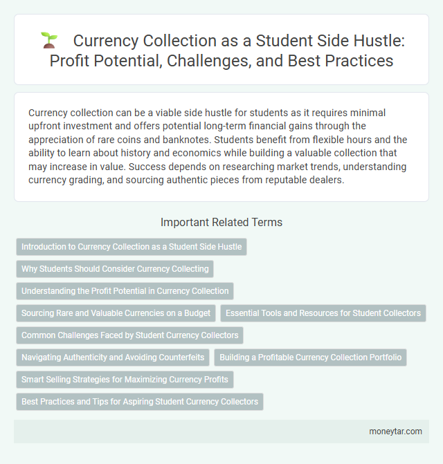 Currency Collection as a Student Side Hustle: Profit Potential, Challenges, and Best Practices