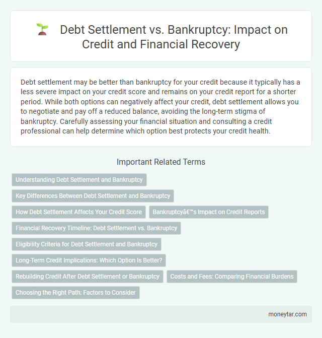 Debt Settlement vs. Bankruptcy: Impact on Credit and Financial Recovery