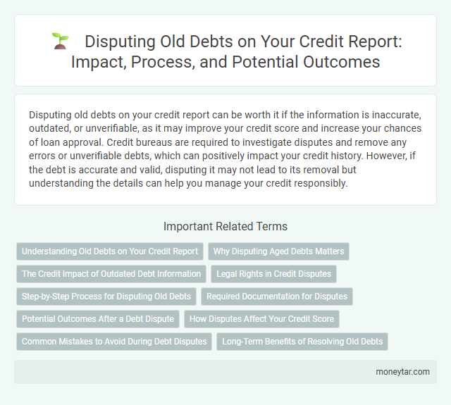 Disputing Old Debts on Your Credit Report: Impact, Process, and Potential Outcomes