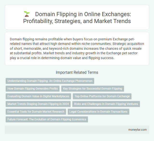 Domain Flipping in Online Exchanges: Profitability, Strategies, and Market Trends