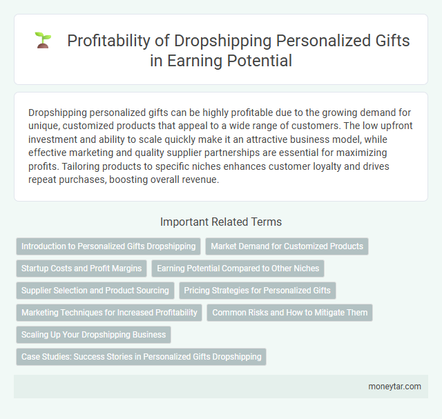 Profitability of Dropshipping Personalized Gifts in Earning Potential