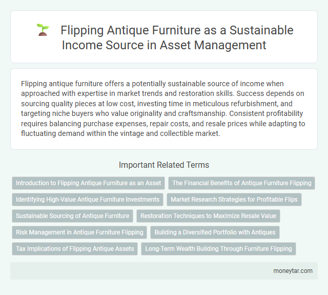 Flipping Antique Furniture as a Sustainable Income Source in Asset Management