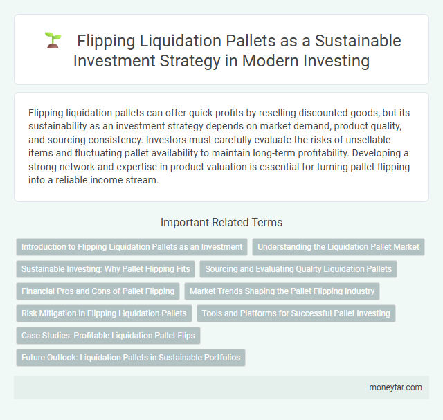 Flipping Liquidation Pallets as a Sustainable Investment Strategy in Modern Investing
