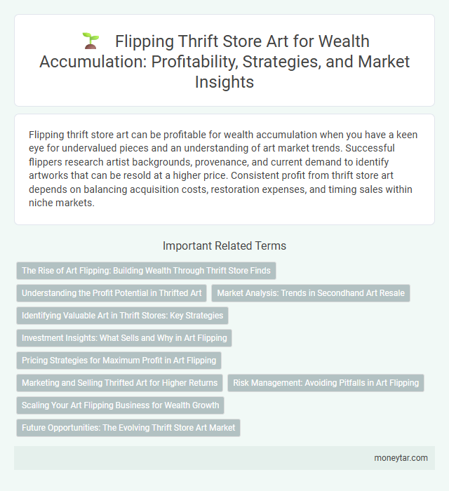 Flipping Thrift Store Art for Wealth Accumulation: Profitability, Strategies, and Market Insights
