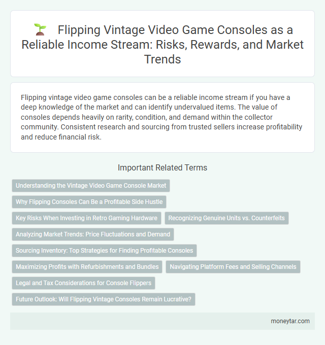 Flipping Vintage Video Game Consoles as a Reliable Income Stream: Risks, Rewards, and Market Trends