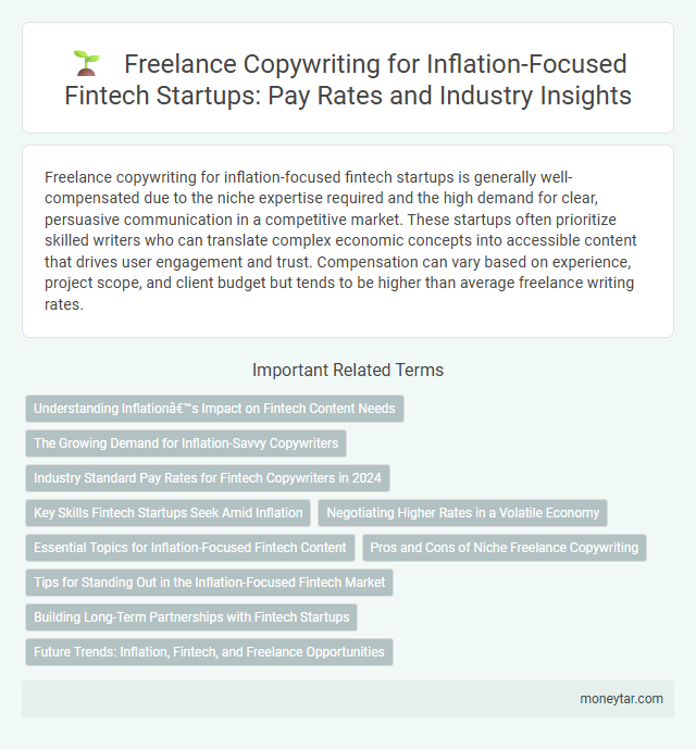 Freelance Copywriting for Inflation-Focused Fintech Startups: Pay Rates and Industry Insights
