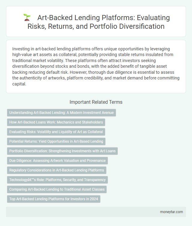 Art-Backed Lending Platforms: Evaluating Risks, Returns, and Portfolio Diversification