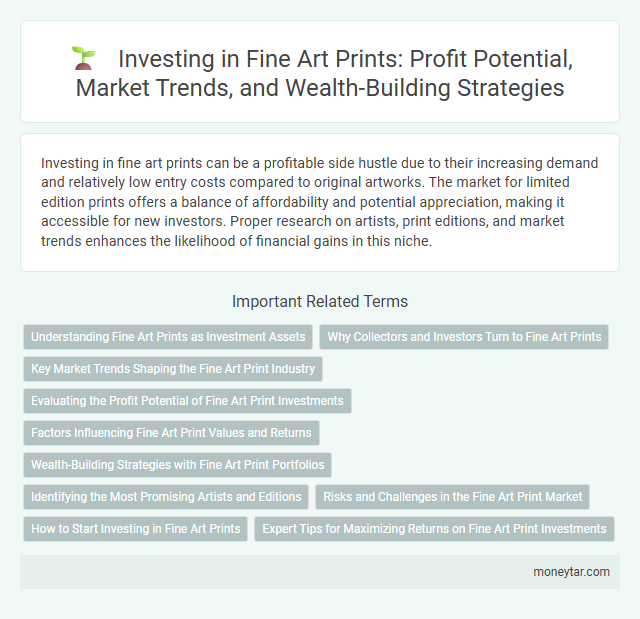 Investing in Fine Art Prints: Profit Potential, Market Trends, and Wealth-Building Strategies