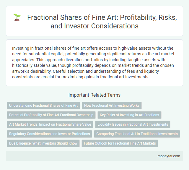 Fractional Shares of Fine Art: Profitability, Risks, and Investor Considerations