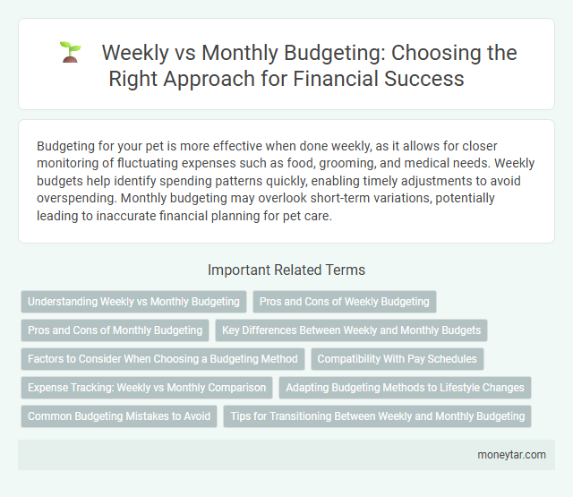 Weekly vs Monthly Budgeting: Choosing the Right Approach for Financial Success