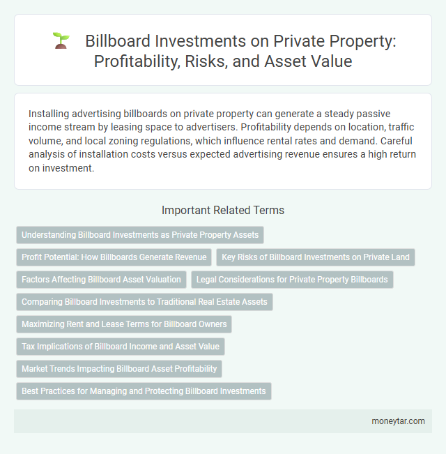 Billboard Investments on Private Property: Profitability, Risks, and Asset Value