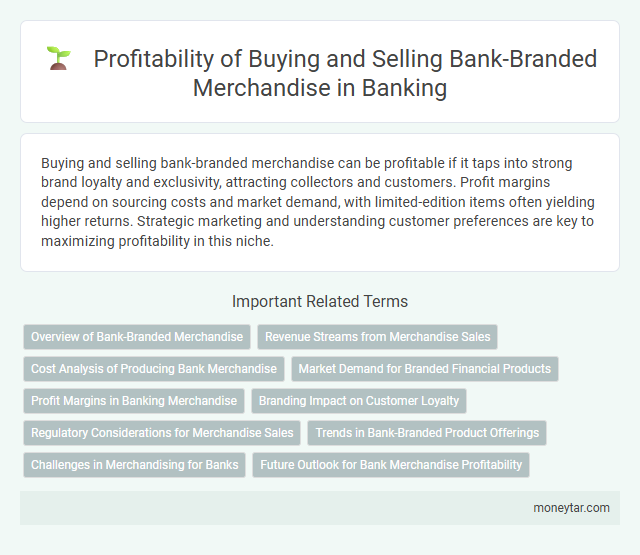 Profitability of Buying and Selling Bank-Branded Merchandise in Banking