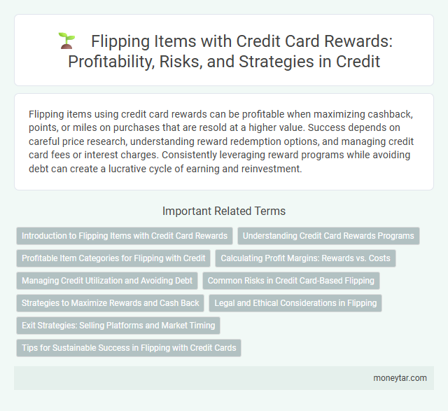 Flipping Items with Credit Card Rewards: Profitability, Risks, and Strategies in Credit