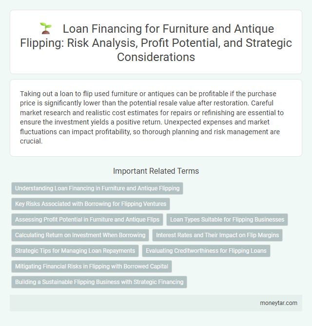 Loan Financing for Furniture and Antique Flipping: Risk Analysis, Profit Potential, and Strategic Considerations