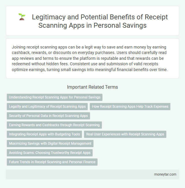 Legitimacy and Potential Benefits of Receipt Scanning Apps in Personal Savings