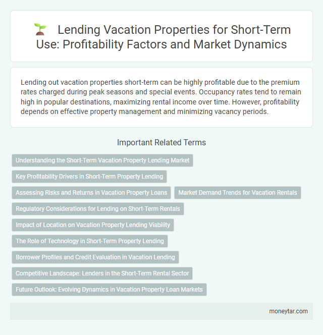 Lending Vacation Properties for Short-Term Use: Profitability Factors and Market Dynamics
