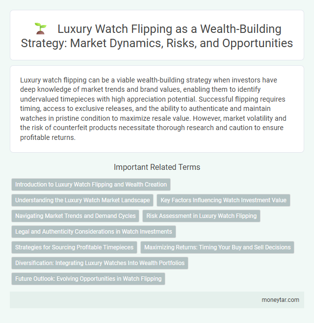 Luxury Watch Flipping as a Wealth-Building Strategy: Market Dynamics, Risks, and Opportunities