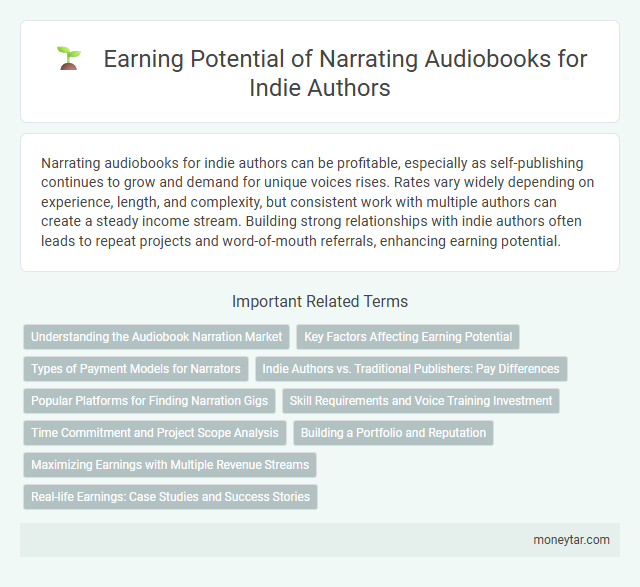 Earning Potential of Narrating Audiobooks for Indie Authors