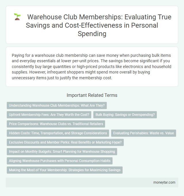 Warehouse Club Memberships: Evaluating True Savings and Cost-Effectiveness in Personal Spending
