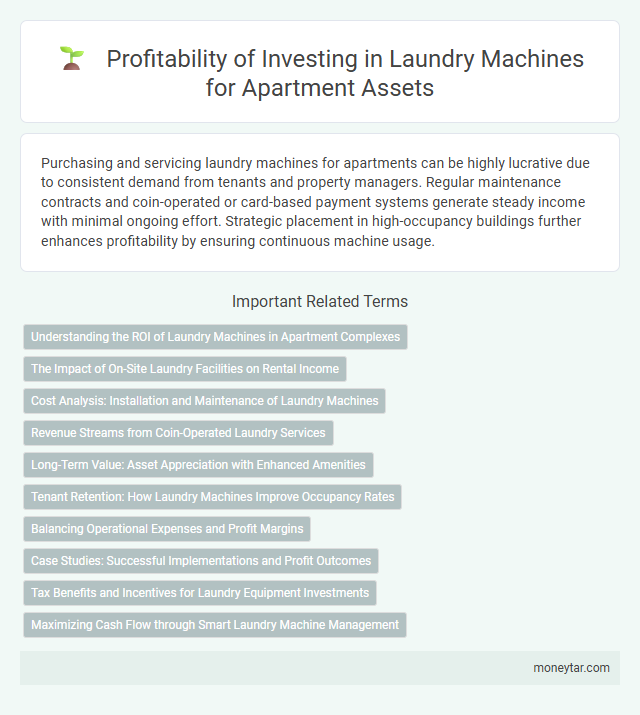 Profitability of Investing in Laundry Machines for Apartment Assets