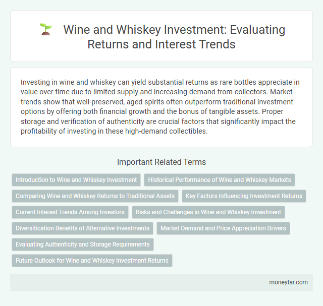 Wine and Whiskey Investment: Evaluating Returns and Interest Trends