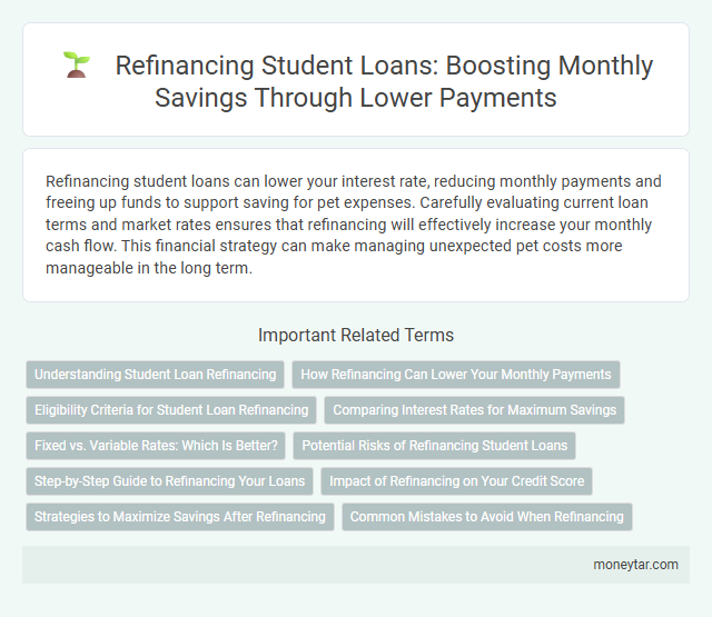 Refinancing Student Loans: Boosting Monthly Savings Through Lower Payments