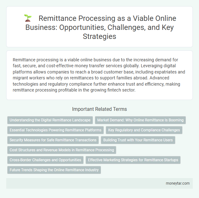 Remittance Processing as a Viable Online Business: Opportunities, Challenges, and Key Strategies