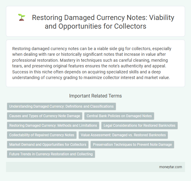 Restoring Damaged Currency Notes: Viability and Opportunities for Collectors