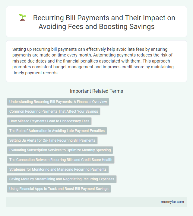 Recurring Bill Payments and Their Impact on Avoiding Fees and Boosting Savings