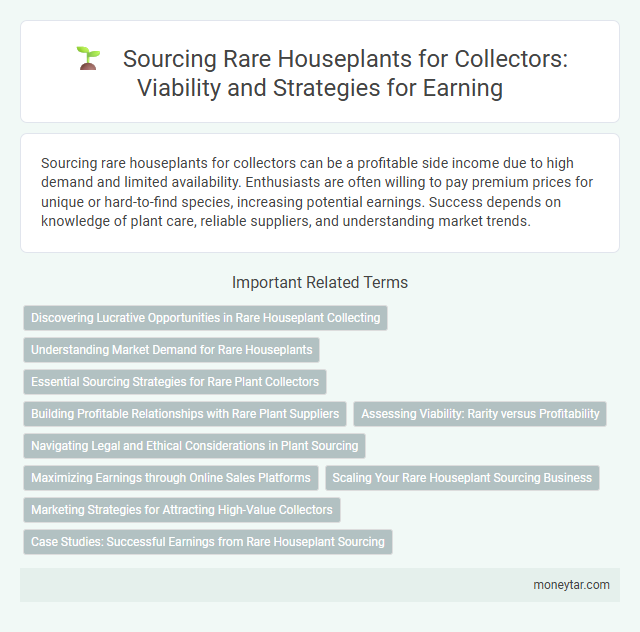 Sourcing Rare Houseplants for Collectors: Viability and Strategies for Earning