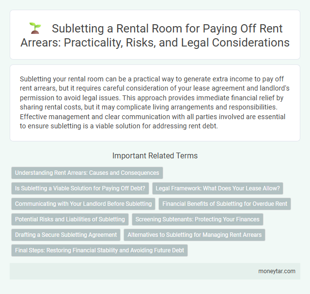 Subletting a Rental Room for Paying Off Rent Arrears: Practicality, Risks, and Legal Considerations