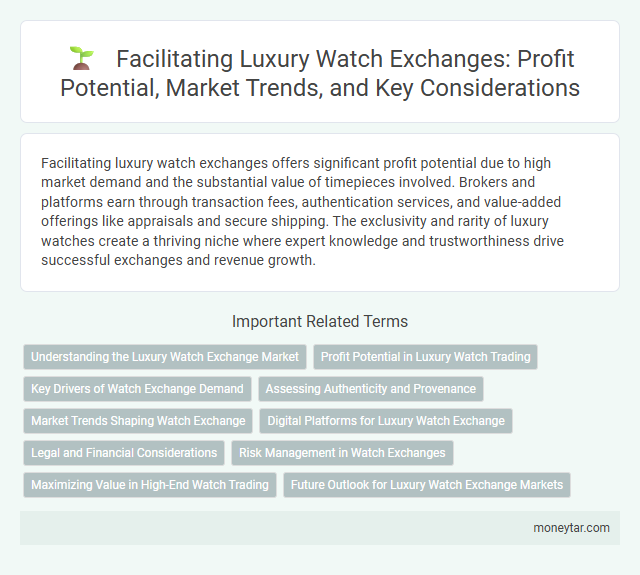 Facilitating Luxury Watch Exchanges: Profit Potential, Market Trends, and Key Considerations